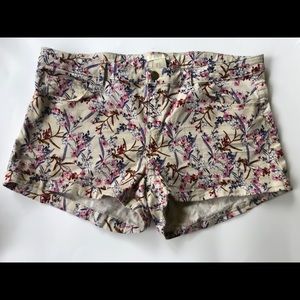 Flowered print shorts